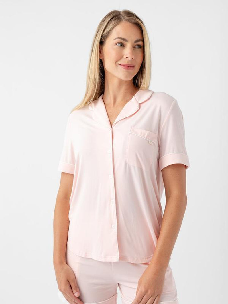 Women'S Bamboo Stretch-Knit Short Sleeve Pajama Set - Last Chance