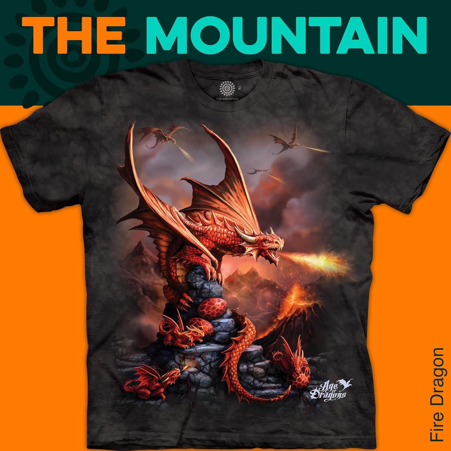 Men'S Fire Dragon Tee