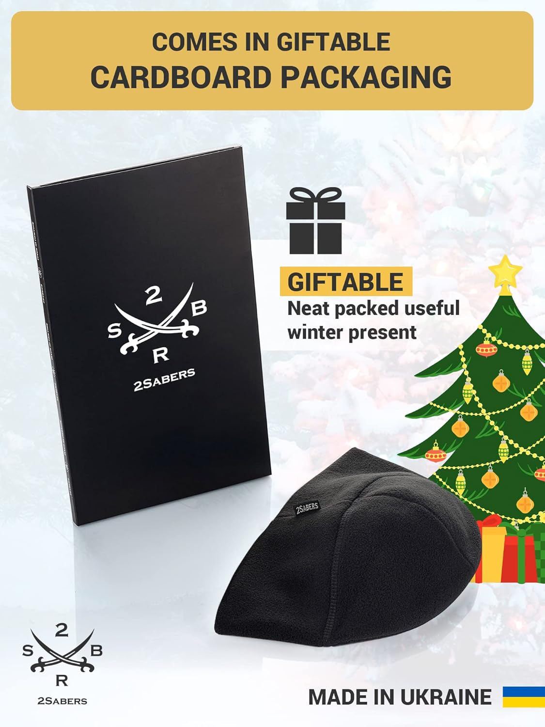 Fleece Winter Beanie with Visor - Men Women - Earflap Brim Skull Watch Cap Hat