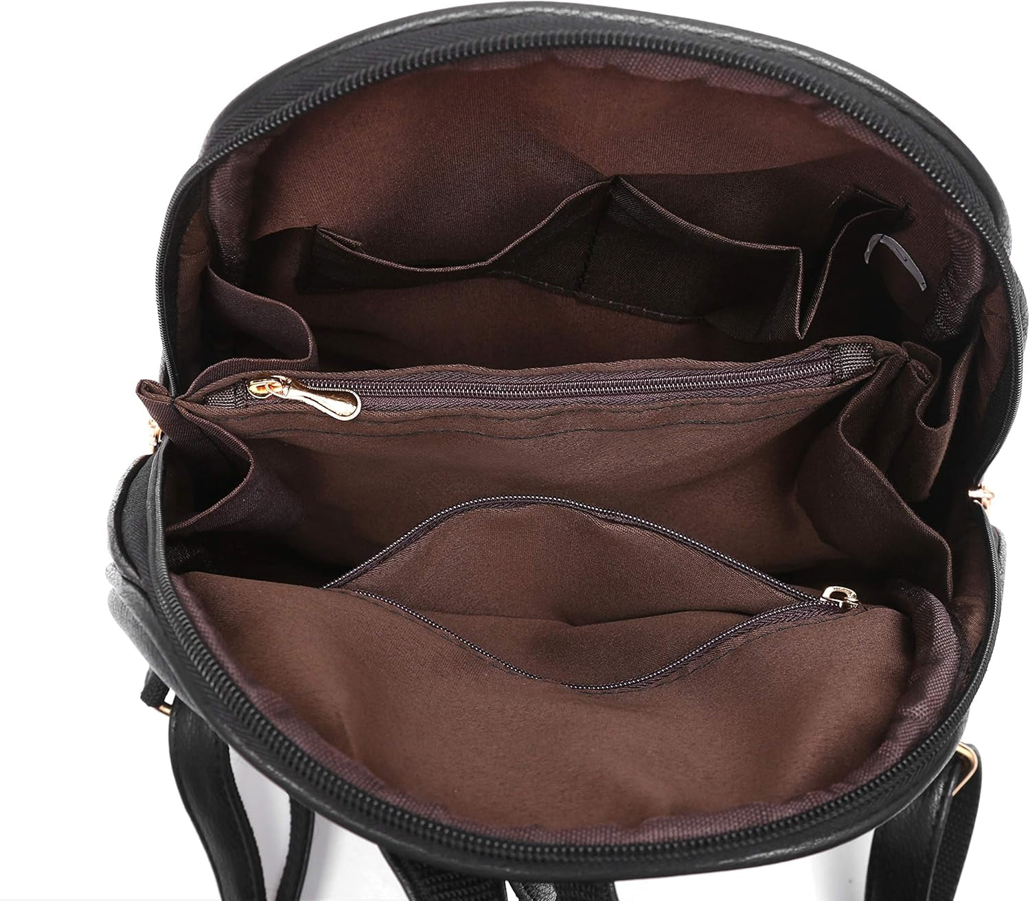 Backpack Purse for Women Casual Shoulder Bag PU Leather Zipper Closure Adjustable Strap…