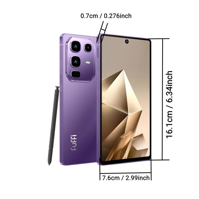 Fuffi 6.8 Inch Android Smartphone with Stylus, 3Gb+32Gb/6Gb+64Gb, 8Mp+20Mp Camera, 4100Mah Battery, Dual Sim 4G Unlocked Android 12 Mobile Phones