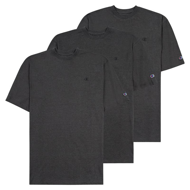Champion Big and Tall Shirts for Men – 3 Pk 100% Cotton Men Big and Tall T-Shirt
