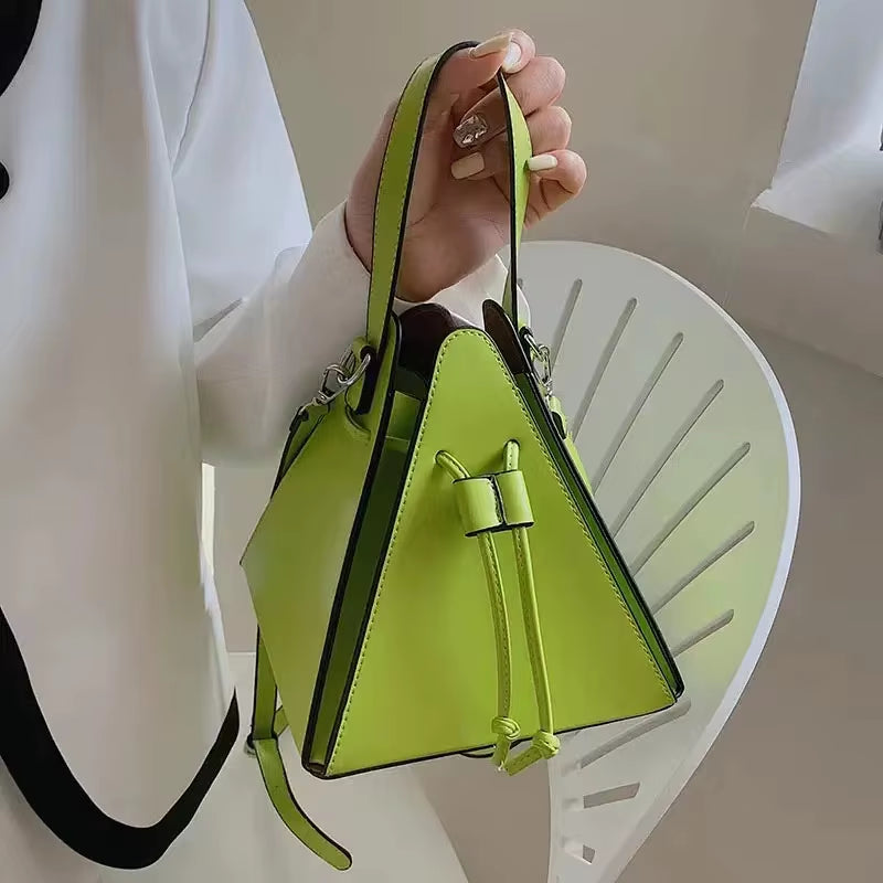 Fashion Ladies Shoulder Bags Handbag Sense of Luxury Women Bags High Quality Leather Crossbody Bag Designer Female Triangle Bags