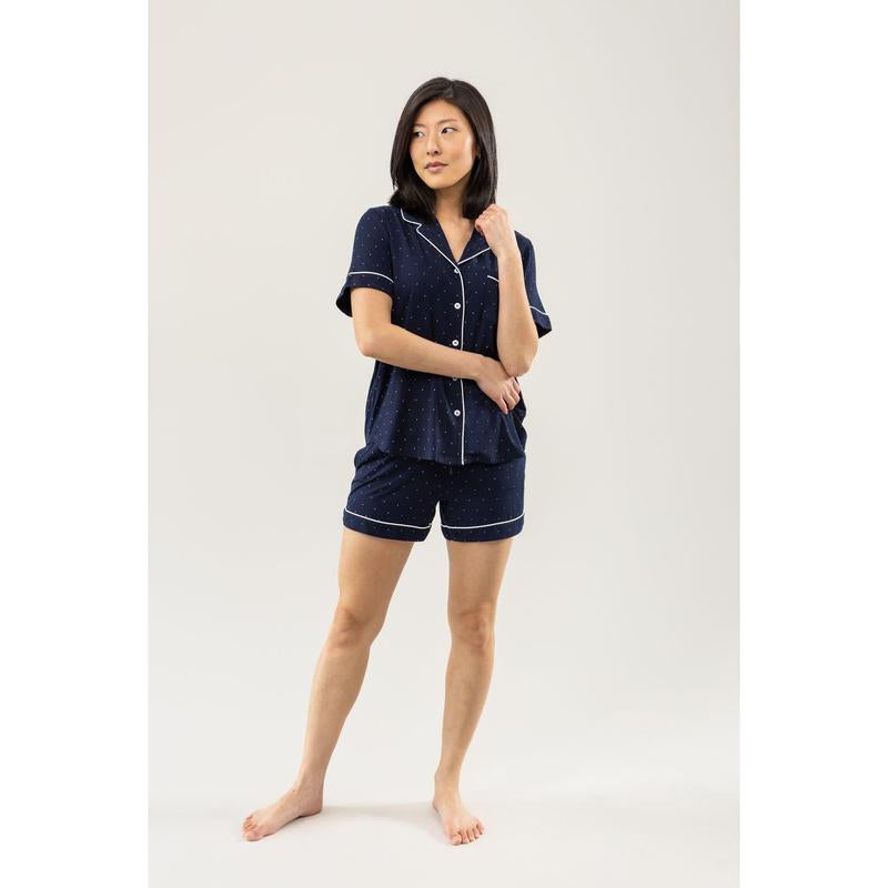 Women'S Bamboo Stretch-Knit Short Sleeve Pajama Set - Last Chance