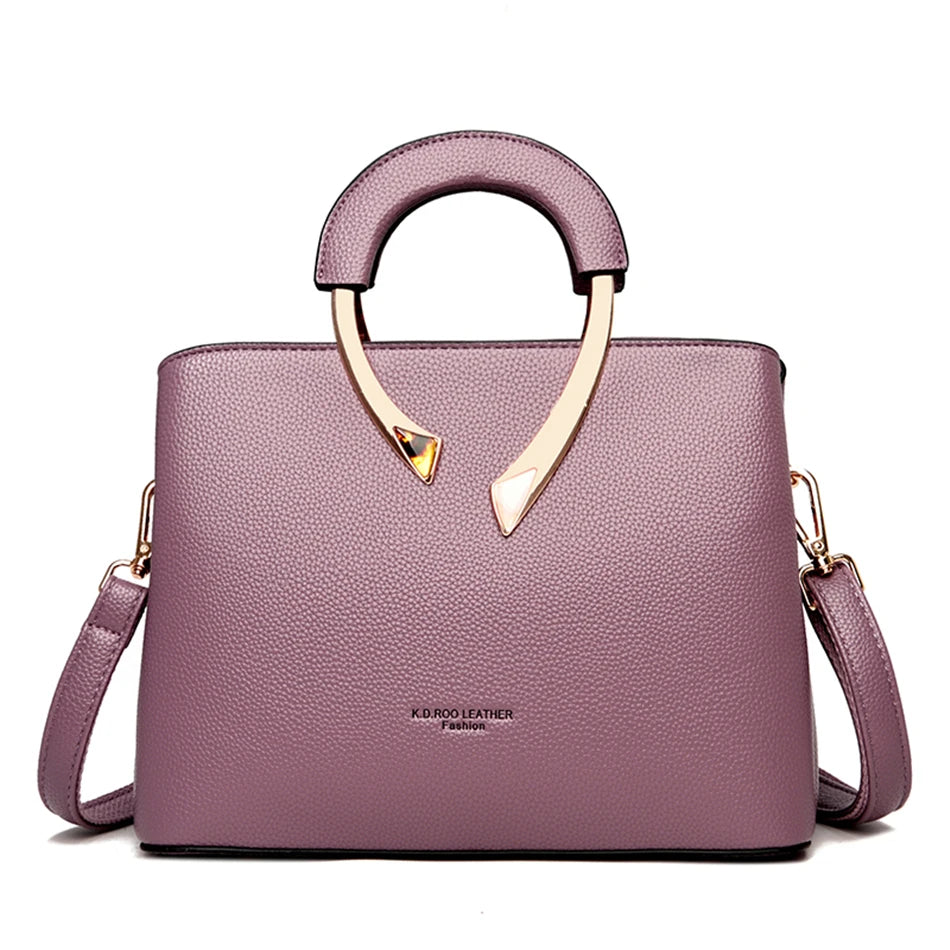 GENUINE High Quality Leather Casual Tote Luxury Handbags Women Bags Designer Shoulder Crossbody Bags for Women 2024