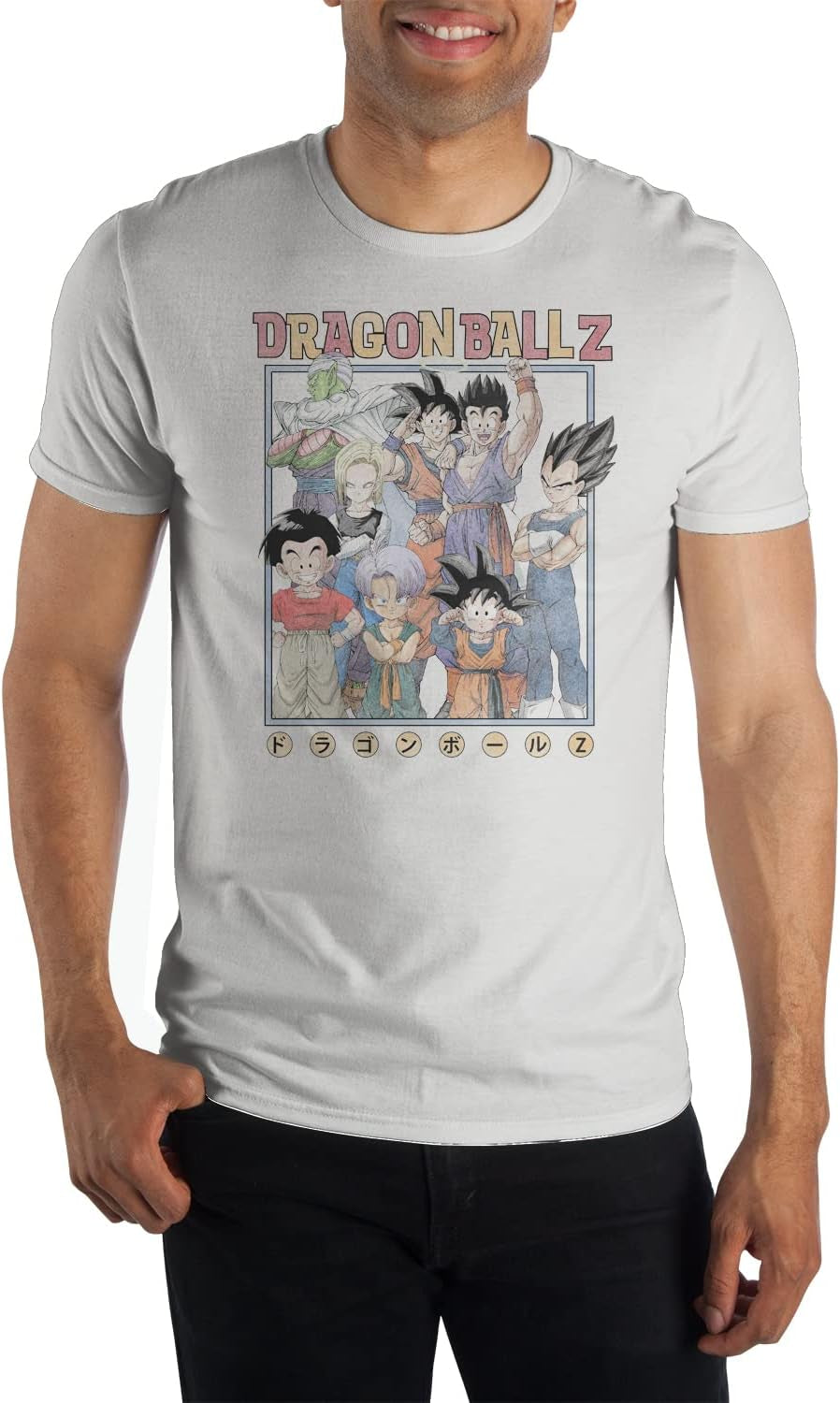Dragon Ball Z Kanji Characters Men'S T-Shirt
