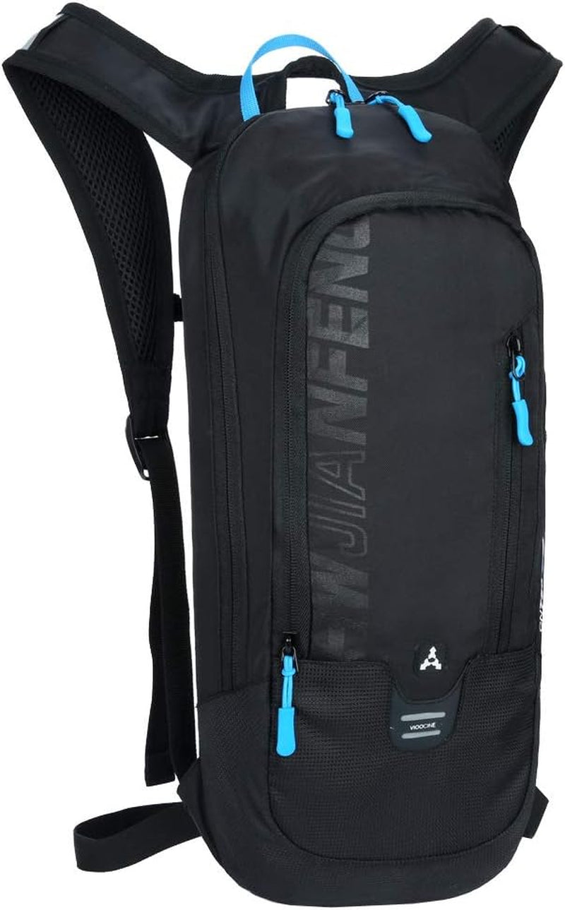 Cycling Backpack Mountain Bike Rucksack for Men Women Travel Outdoor Sports Motorcycle Bicycle Biking Riding Daypack Pouch Pocket, Black