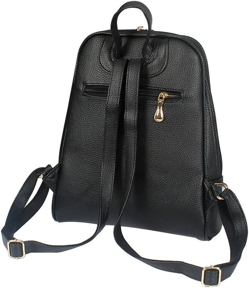 Backpack Purse for Women Casual Shoulder Bag PU Leather Zipper Closure Adjustable Strap…