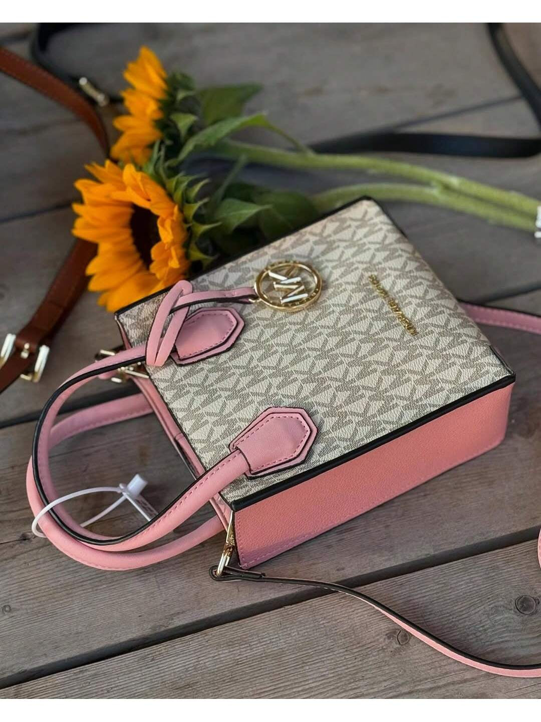 Michael Kors Mercer Women Shoulder Bags Top Handle Handbags Small Pebbled Leather Crossbody Bag Purses and Bags Women Bags for Women