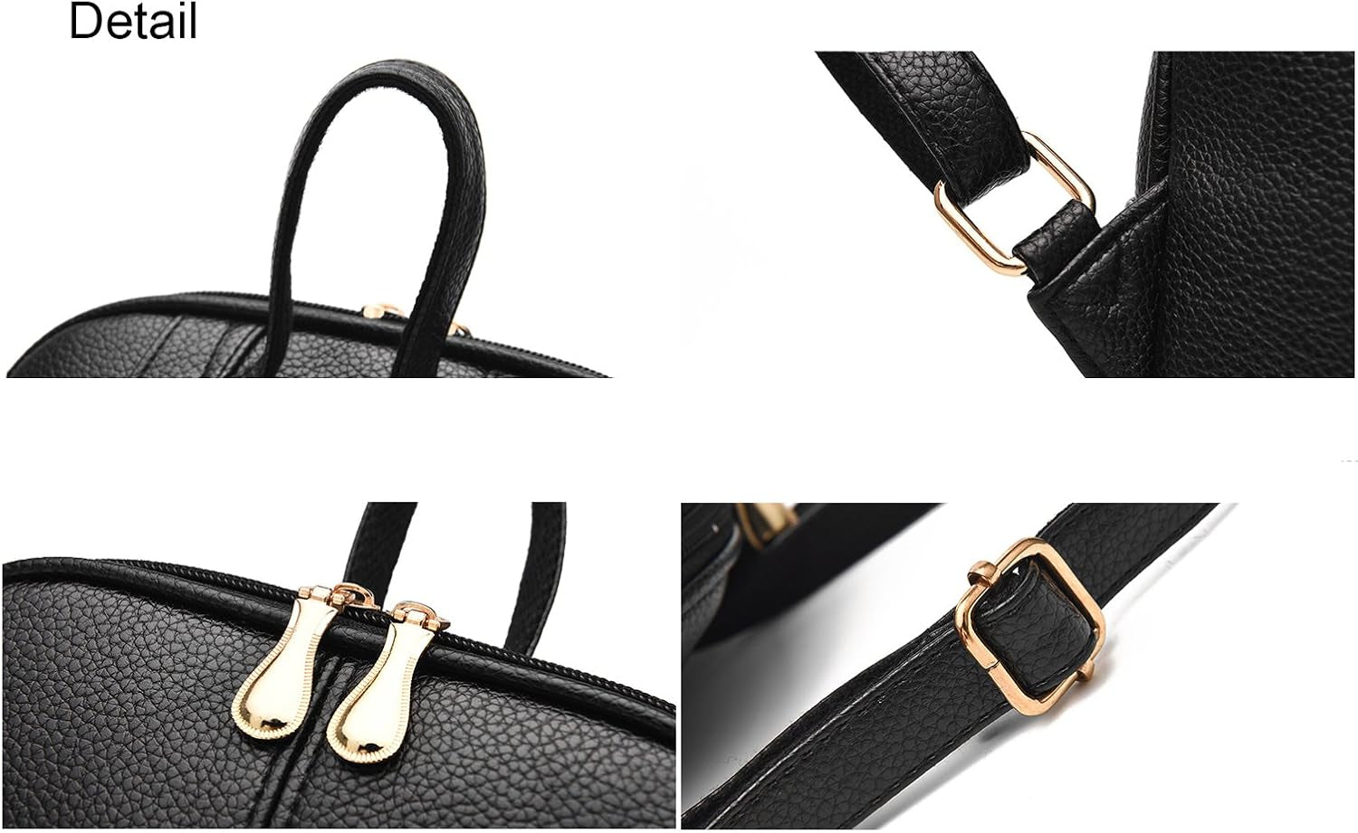 Backpack Purse for Women Casual Shoulder Bag PU Leather Zipper Closure Adjustable Strap…