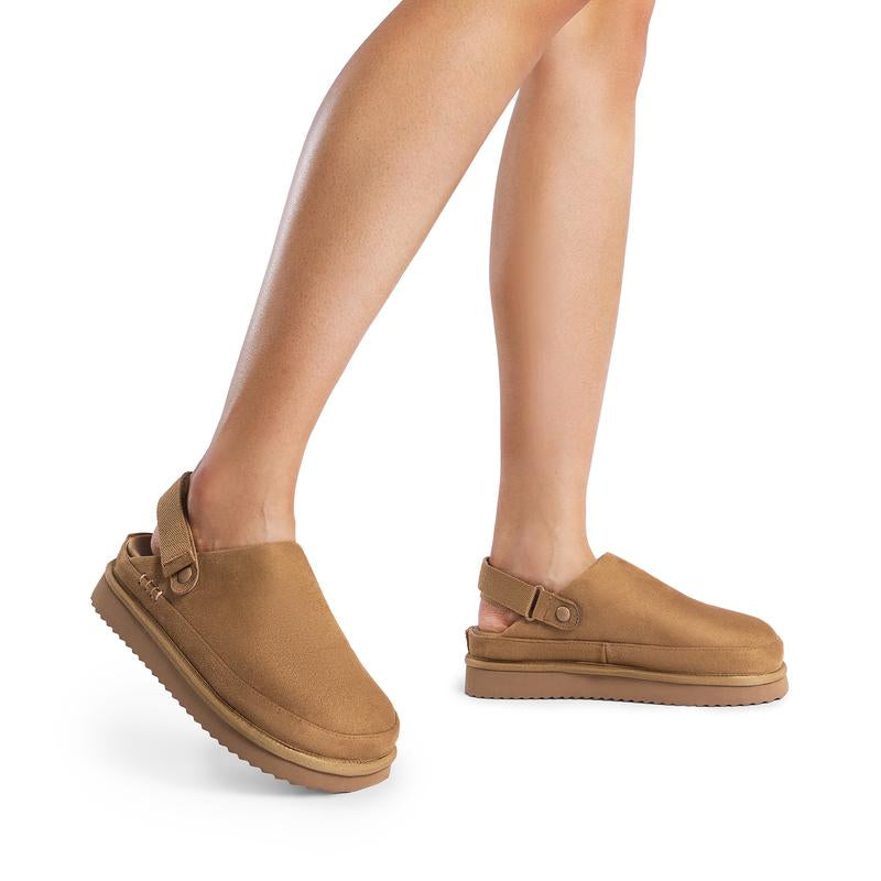 DREAM PAIRS Women'S Fashion Casual round Toe Platform Mules Clogs Comfortable Indoor Outdoor Girl Walking Shoes Fall Autumn Winter