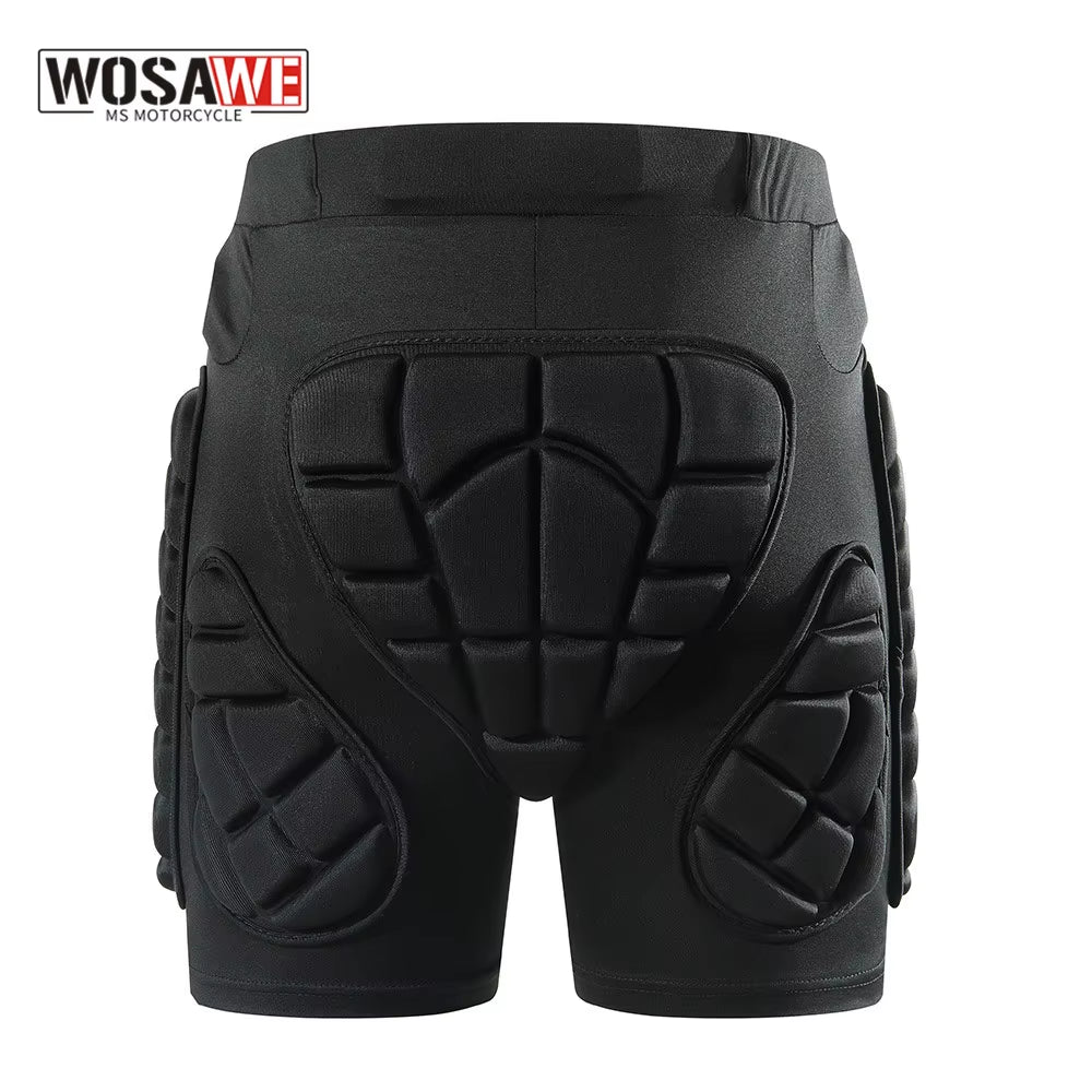 Ski Protective Hip Pad Padded Shorts+Protective Knee Pads Skiing Skating Snowboarding Impact Protection