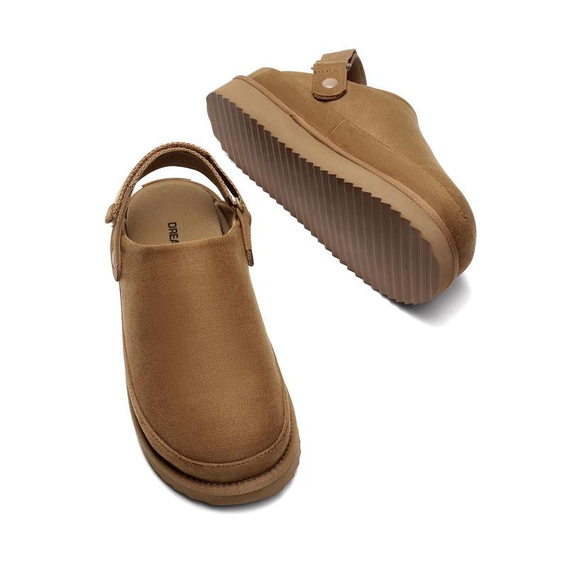 DREAM PAIRS Women'S Fashion Casual round Toe Platform Mules Clogs Comfortable Indoor Outdoor Girl Walking Shoes Fall Autumn Winter