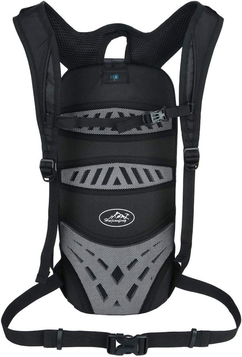 Cycling Backpack Mountain Bike Rucksack for Men Women Travel Outdoor Sports Motorcycle Bicycle Biking Riding Daypack Pouch Pocket, Black