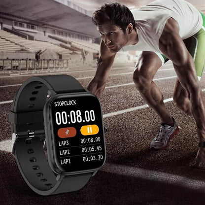 Reloj inteligente mujer hombre | Smartwatch compatible iPhone Apple Samsung Android | Bluetooth reloj inteligente | Reloj actividad física unisex | Monitoreo ritmo cardíaco smartwatch | Notificaciones mensajes y llamadas | Smartwatch elegante para diario | Reloj fitness wearable | Reloj moderno mujer y hombre | Smartwatch conectado