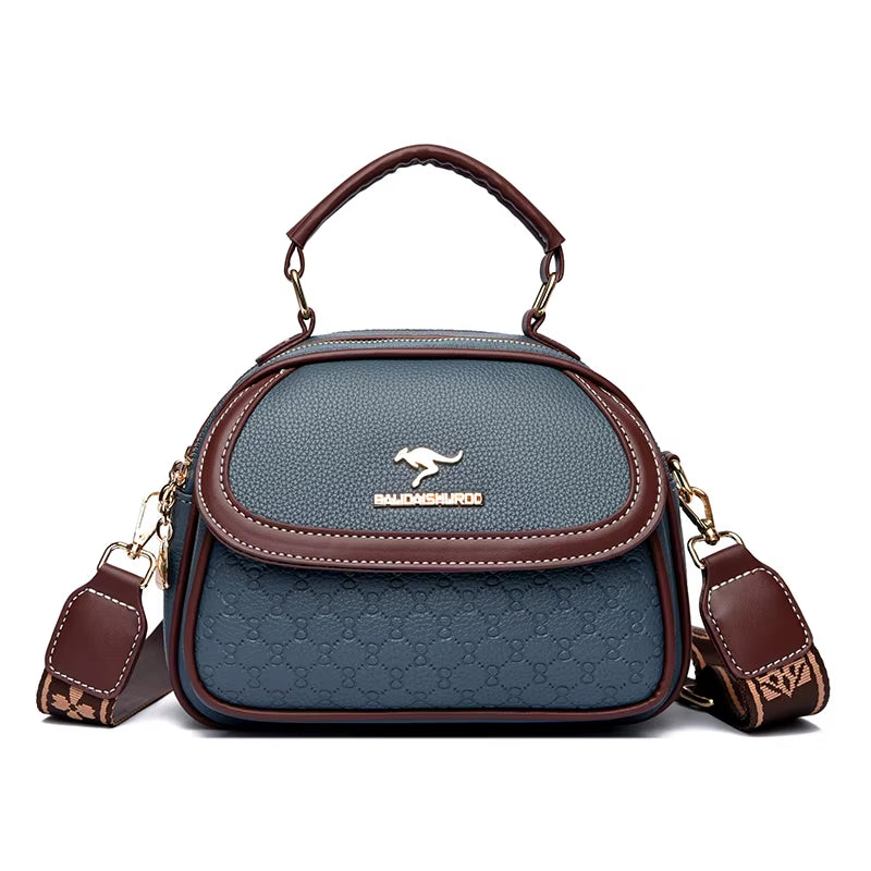 2024 New Online Celebrity Korean Version of Portable Diagonal Women'S Bag Women Fashion Shoulder Small round Bag Bags