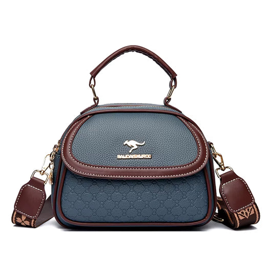 2024 New Online Celebrity Korean Version of Portable Diagonal Women'S Bag Women Fashion Shoulder Small round Bag Bags