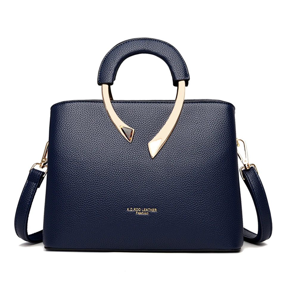 GENUINE  High Quality Leather Casual Tote Luxury Handbags Women Bags Designer Shoulder Crossbody Bags for Women 2024