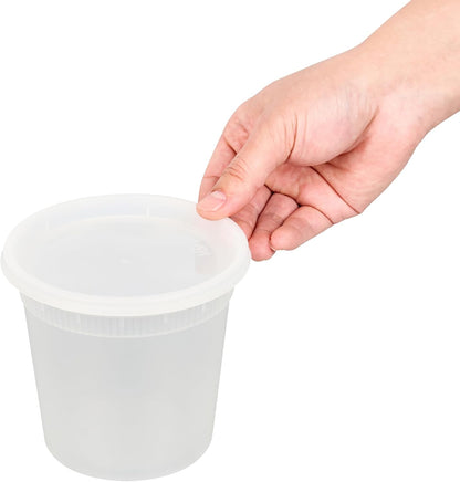 24oz to-go boxes | Clear plastic soup containers | Microwavable disposable soup containers | BPA-free takeout containers | 100 pack soup boxes | Clear plastic lids included | Restaurant soup containers | Meal prep disposable containers | Stew and sauce storage containers | Food delivery soup containers