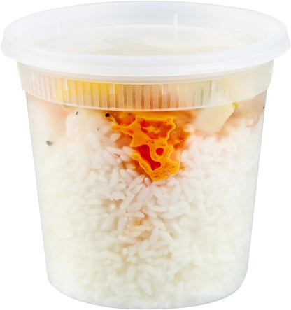 24oz to-go boxes | Clear plastic soup containers | Microwavable disposable soup containers | BPA-free takeout containers | 100 pack soup boxes | Clear plastic lids included | Restaurant soup containers | Meal prep disposable containers | Stew and sauce storage containers | Food delivery soup containers