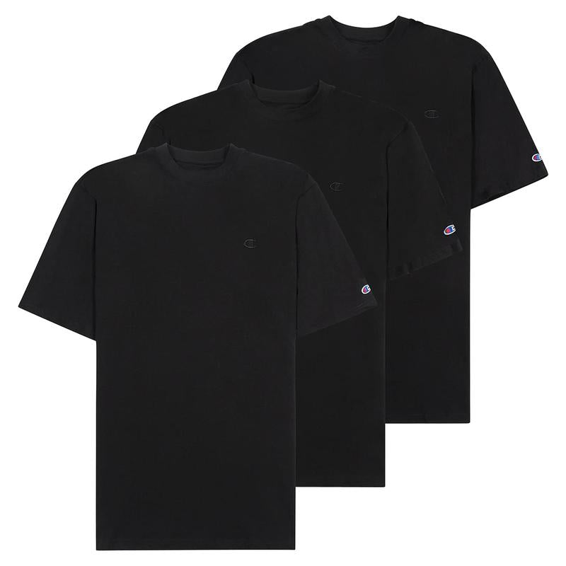 Champion Big and Tall Shirts for Men – 3 Pk 100% Cotton Men Big and Tall T-Shirt
