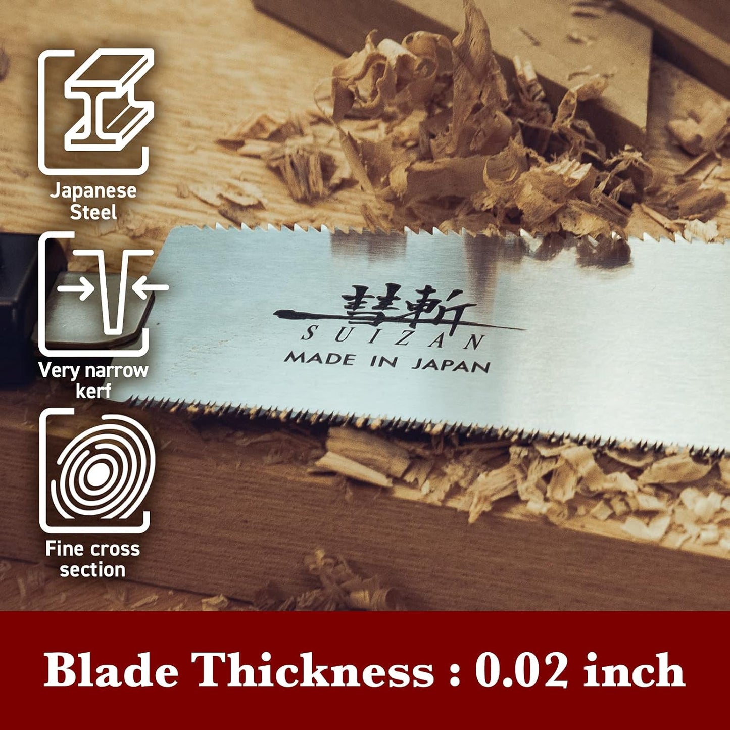 Ryoba Double Edge Saw 7" - Professional Japanese Pullsaw Handsaw Woodworking Tools