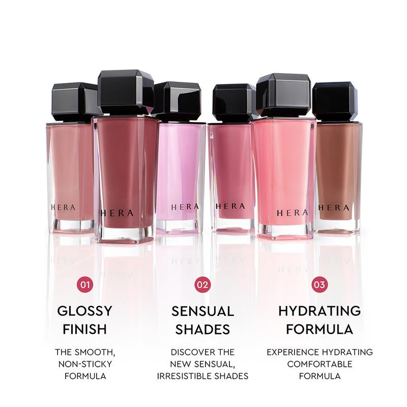 [HERA Official] SENSUAL NUDE GLOSS – Volumizing Korean Lip Gloss for Smooth, Fuller-Looking Lips | Sheer & Glossy Finish, Non-Sticky, Moisturizing & Hydrating