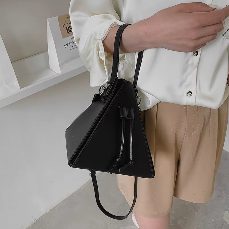 Fashion Ladies Shoulder Bags Handbag Sense of Luxury Women Bags High Quality Leather Crossbody Bag Designer Female Triangle Bags