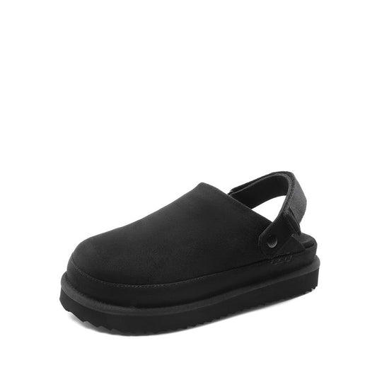 DREAM PAIRS Women'S Fashion Casual round Toe Platform Mules Clogs Comfortable Indoor Outdoor Girl Walking Shoes Fall Autumn Winter