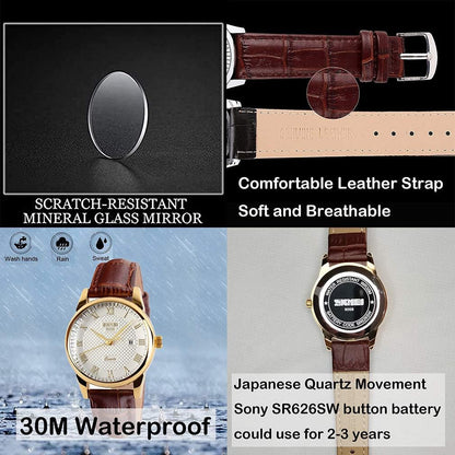 Women’s Black Leather Watch