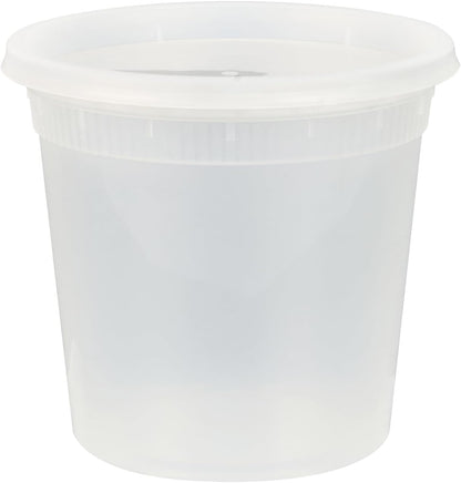 24oz to-go boxes | Clear plastic soup containers | Microwavable disposable soup containers | BPA-free takeout containers | 100 pack soup boxes | Clear plastic lids included | Restaurant soup containers | Meal prep disposable containers | Stew and sauce storage containers | Food delivery soup containers