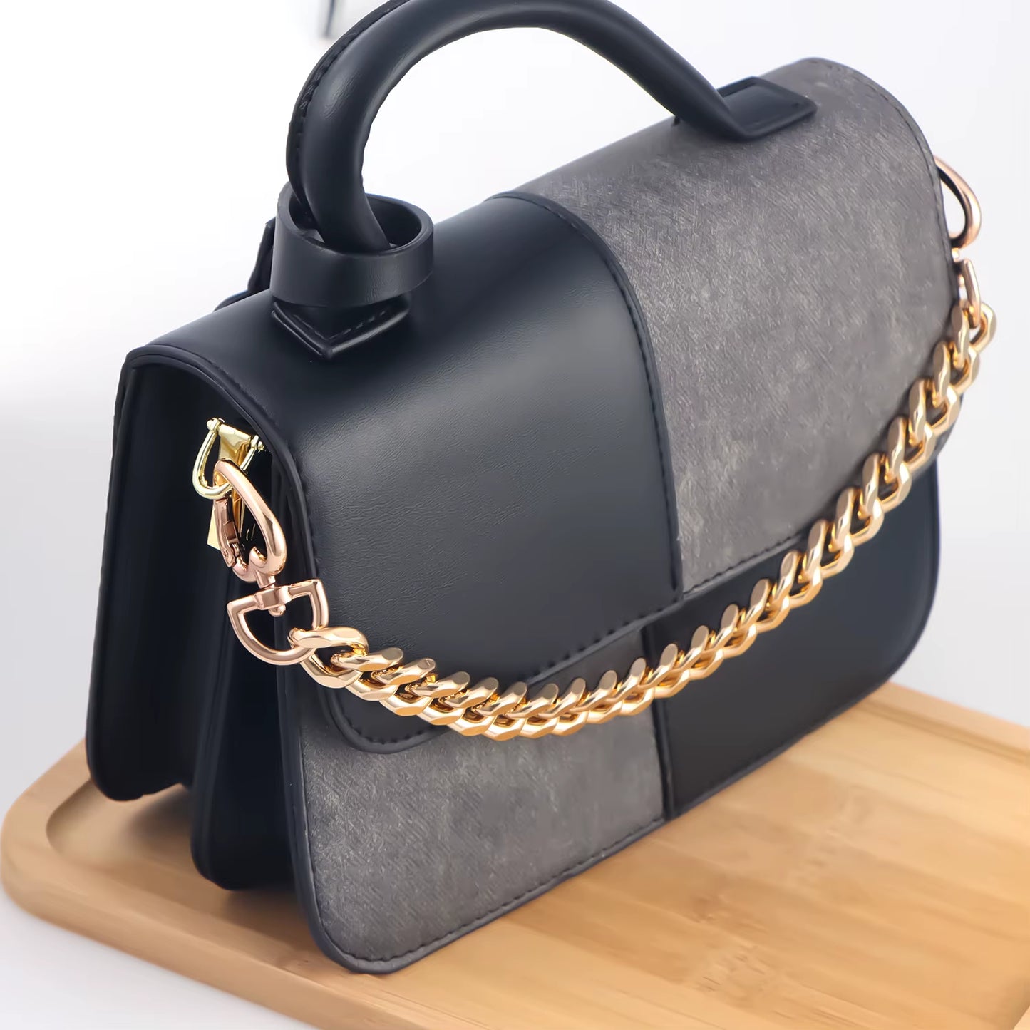 1Pc Metal Purse Chain Strap Extender Heart Shape Purse Chain for Accessory Charms, Lengthen Crossbody Shoulder Handbags Strap