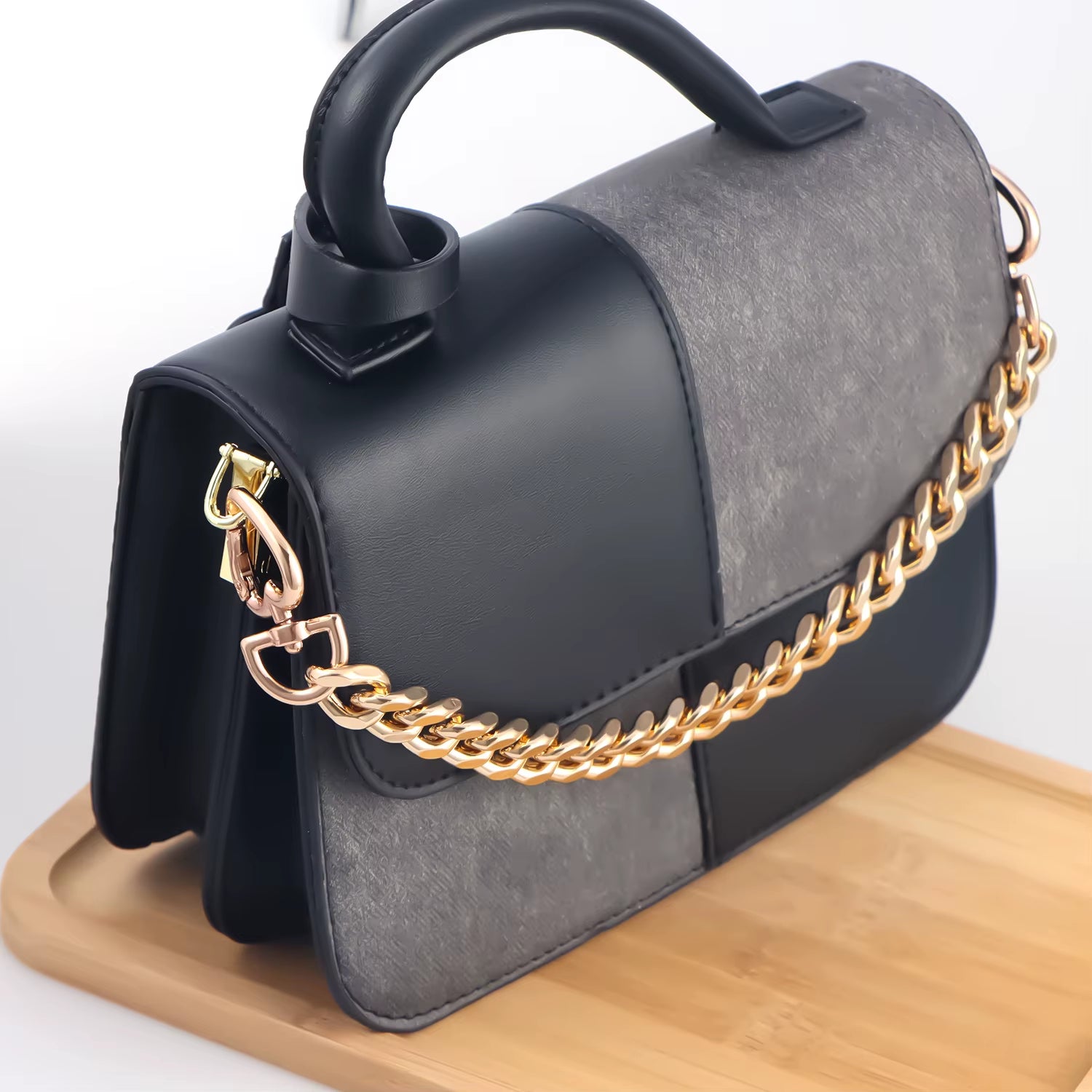 1Pc Metal Purse Chain Strap Extender Heart Shape Purse Chain for Accessory Charms, Lengthen Crossbody Shoulder Handbags Strap
