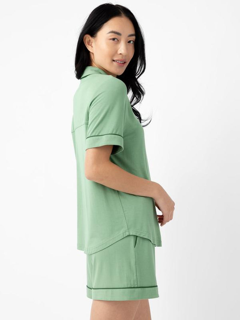 Women'S Bamboo Stretch-Knit Short Sleeve Pajama Set - Last Chance