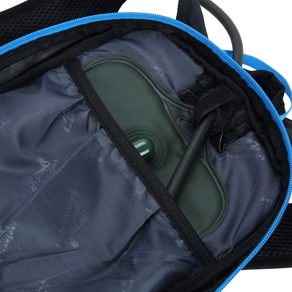 Cycling Backpack Mountain Bike Rucksack for Men Women Travel Outdoor Sports Motorcycle Bicycle Biking Riding Daypack Pouch Pocket, Black