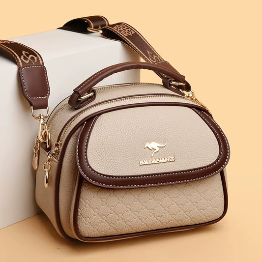 2024 New Online Celebrity Korean Version of Portable Diagonal Women'S Bag Women Fashion Shoulder Small round Bag Bags